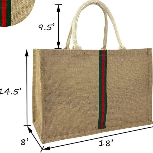 Oversized Tote Bag "Designer Inspired" - Picture 10 of 13